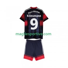 Completo Calcio Bayern Monaco Klinsmann 9 1999 Retro Bambino Divisa Prima 1997